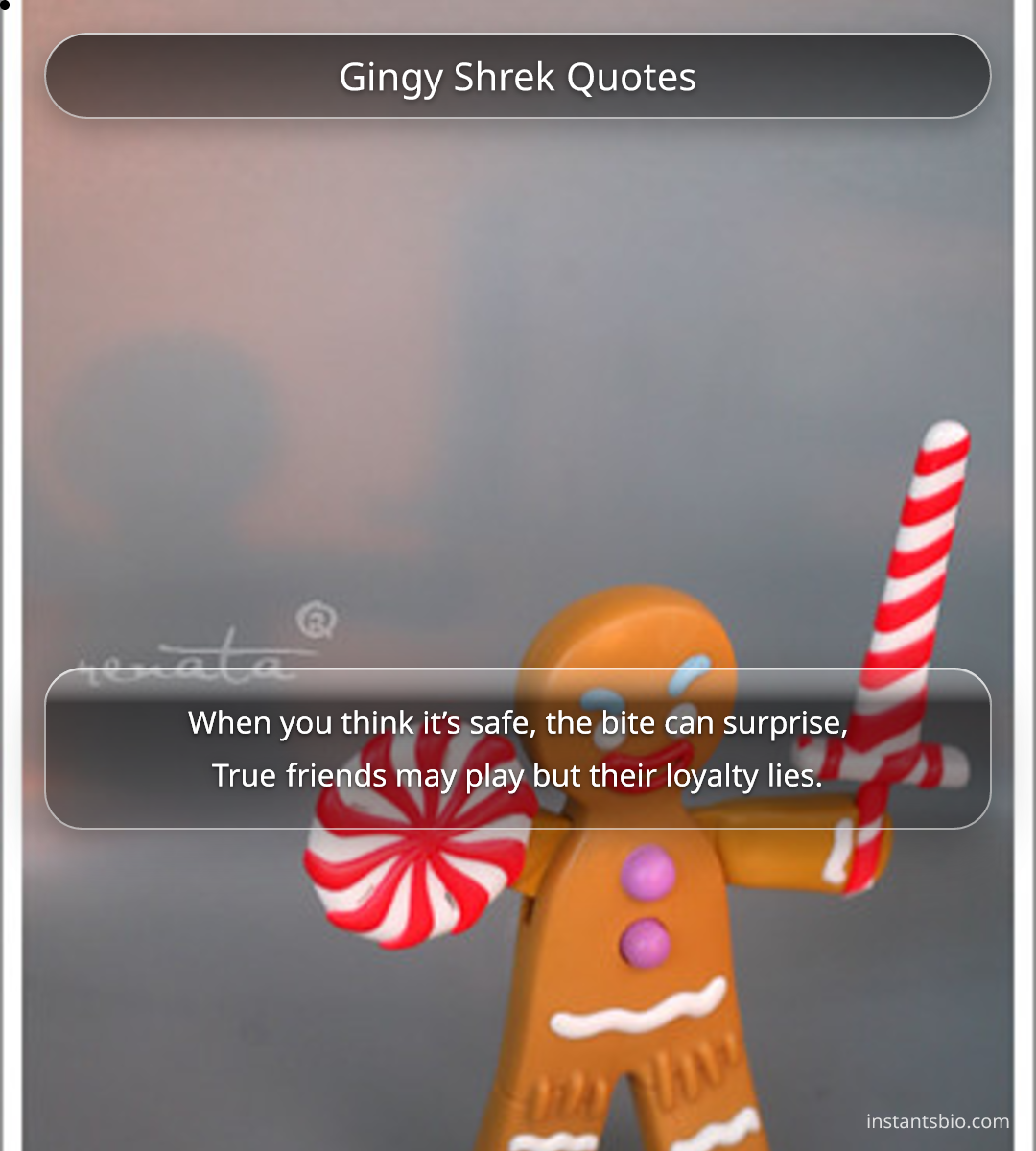 Gingy Shrek Quotes