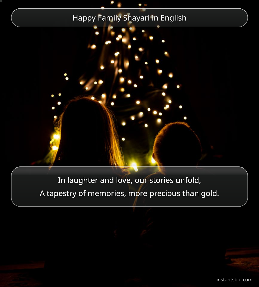Happy Family Shayari in English