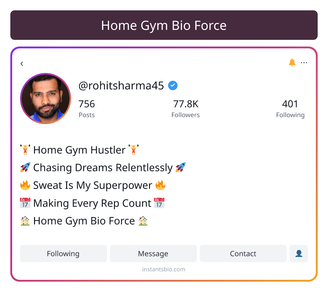 Home Gym Bio Force