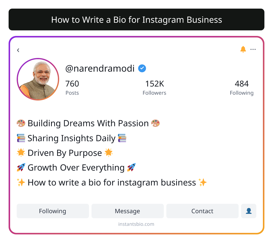 How to Write a Bio for Instagram Business