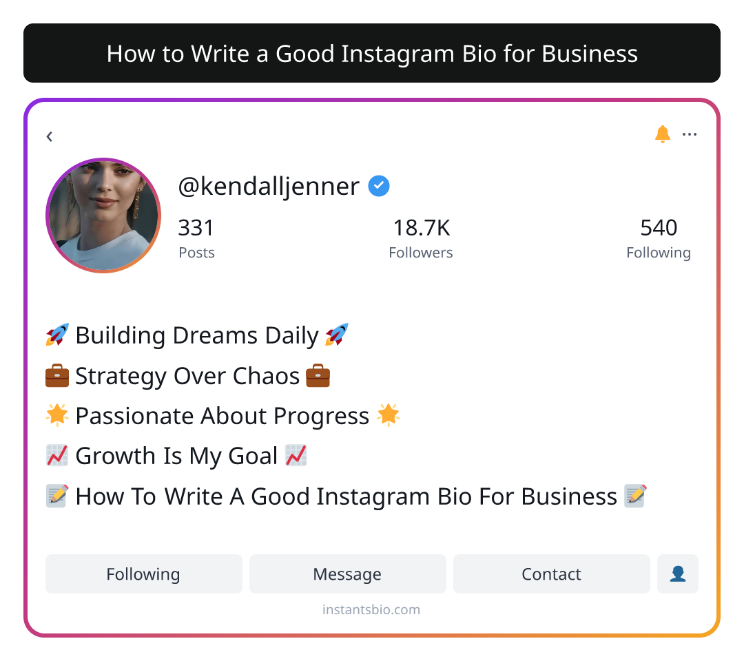 How to Write a Good Instagram Bio for Business - how to write a bio for instagram