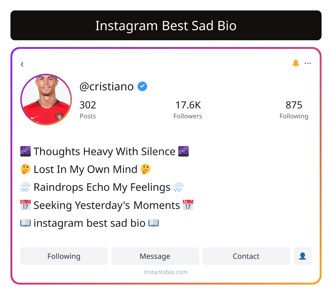 Instagram Best Sad Bio - instagram sad bio