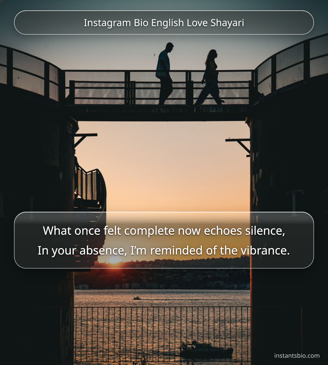 Instagram Bio English Love Shayari