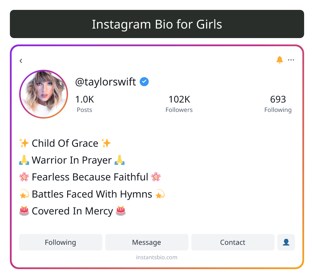Instagram Bio for Girls - instagram bio for girls