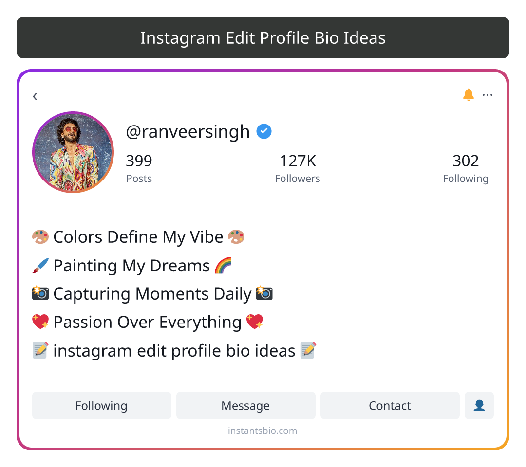 Instagram Edit Profile Bio Ideas - instagram bio ideas