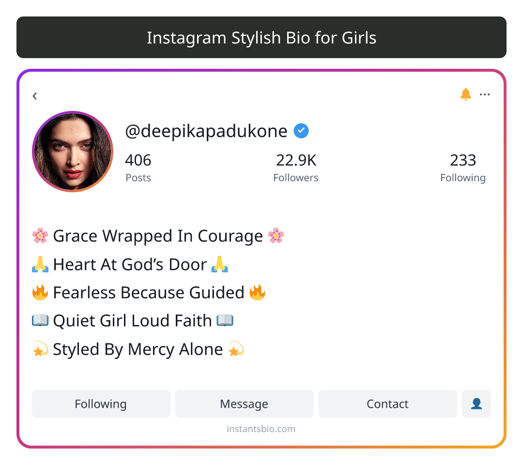 Instagram Stylish Bio for Girls - instagram bio for girls 