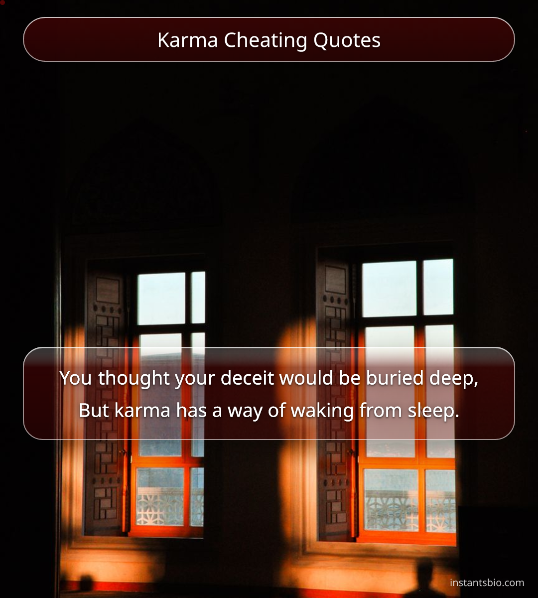 Karma Cheating Quotes - karma quotes