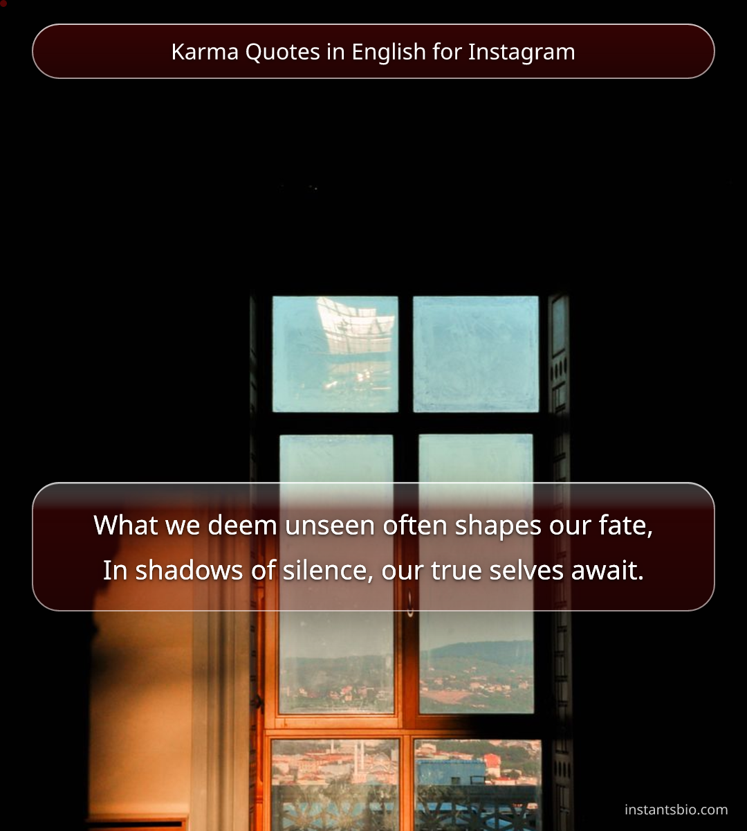 Karma Quotes in English for Instagram