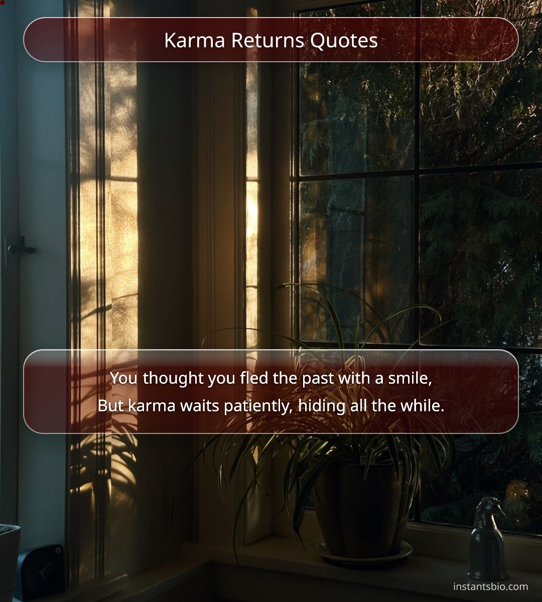 Karma Returns Quotes - karma quotes