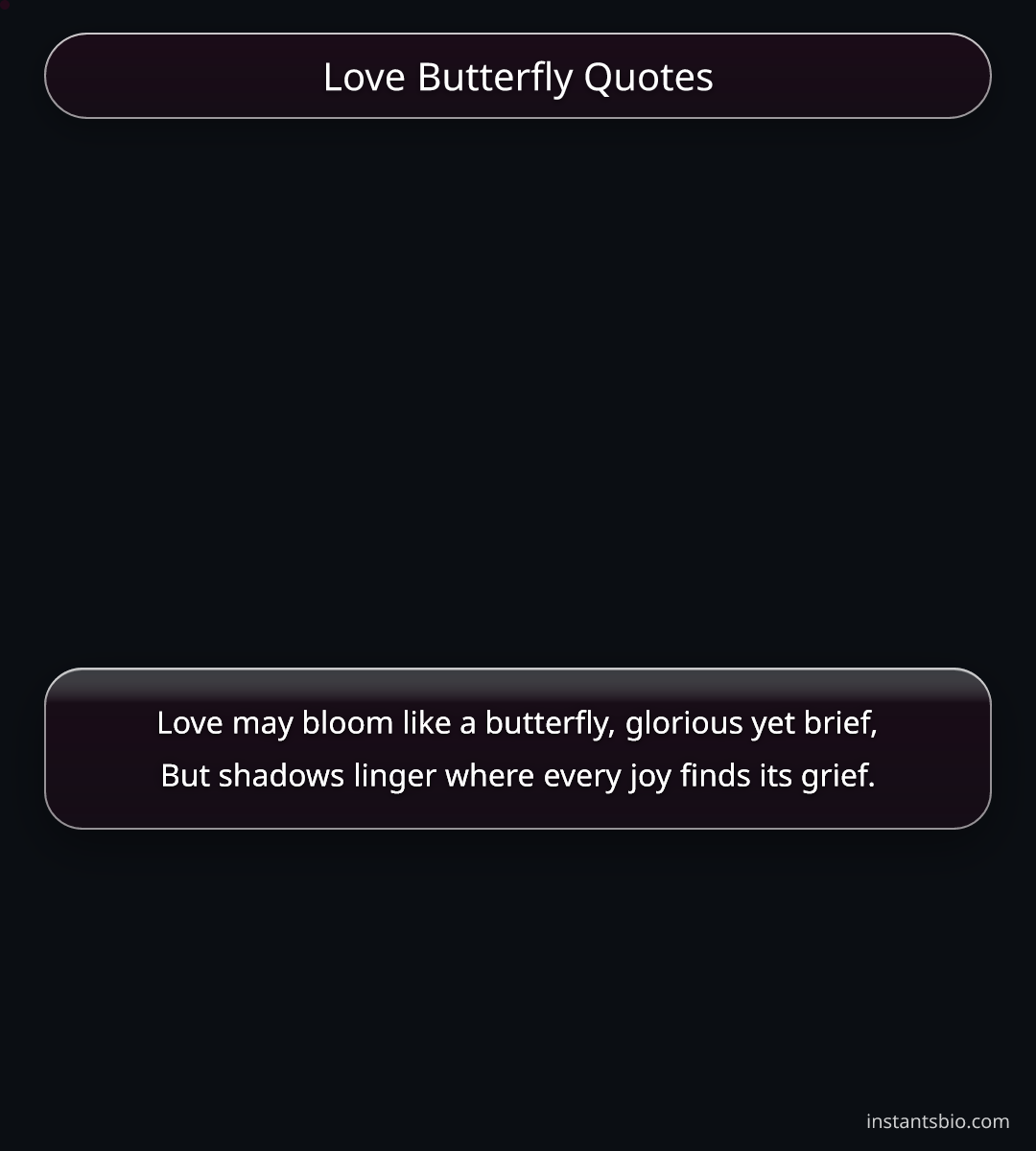 Love Butterfly Quotes