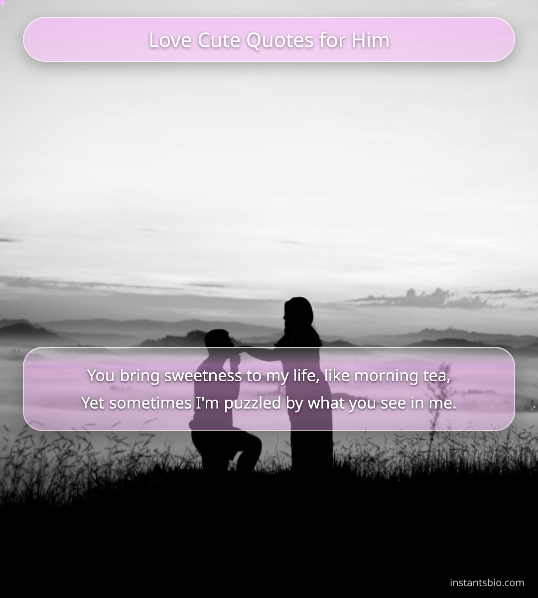 Love Cute Quotes for Him