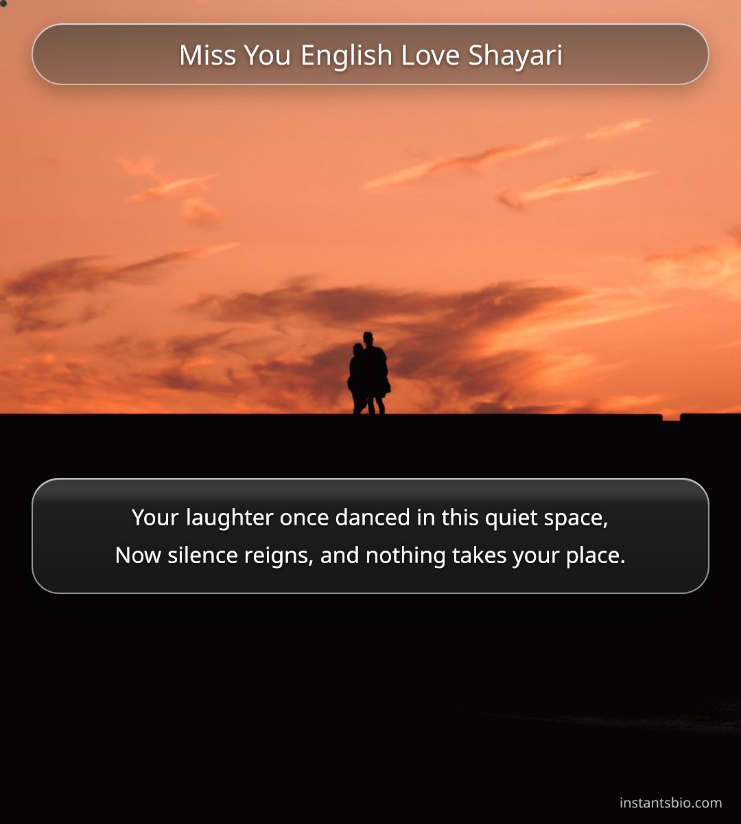 Miss You English Love Shayari