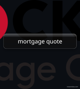 mortgage quote