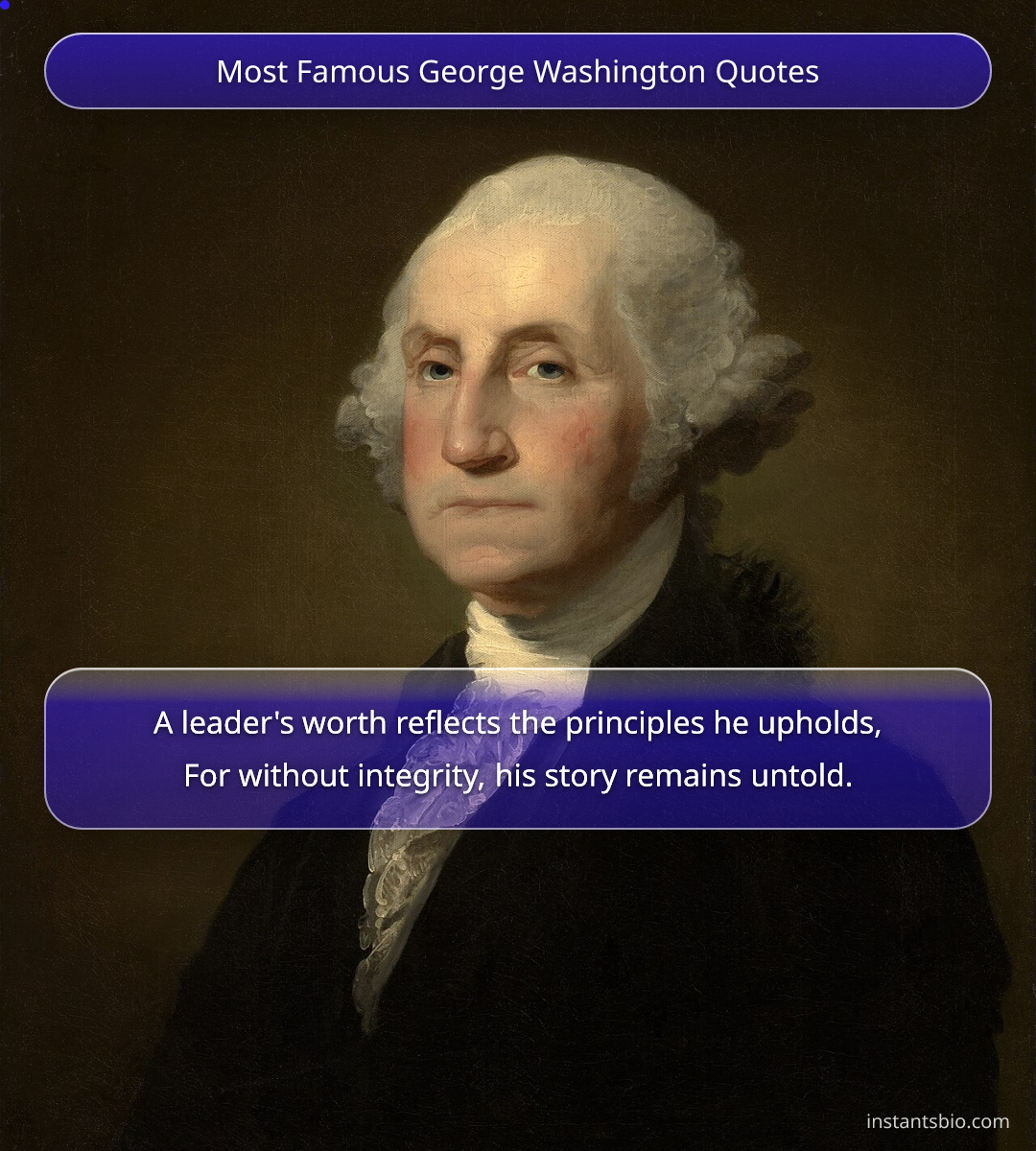 Most Famous George Washington Quotes
