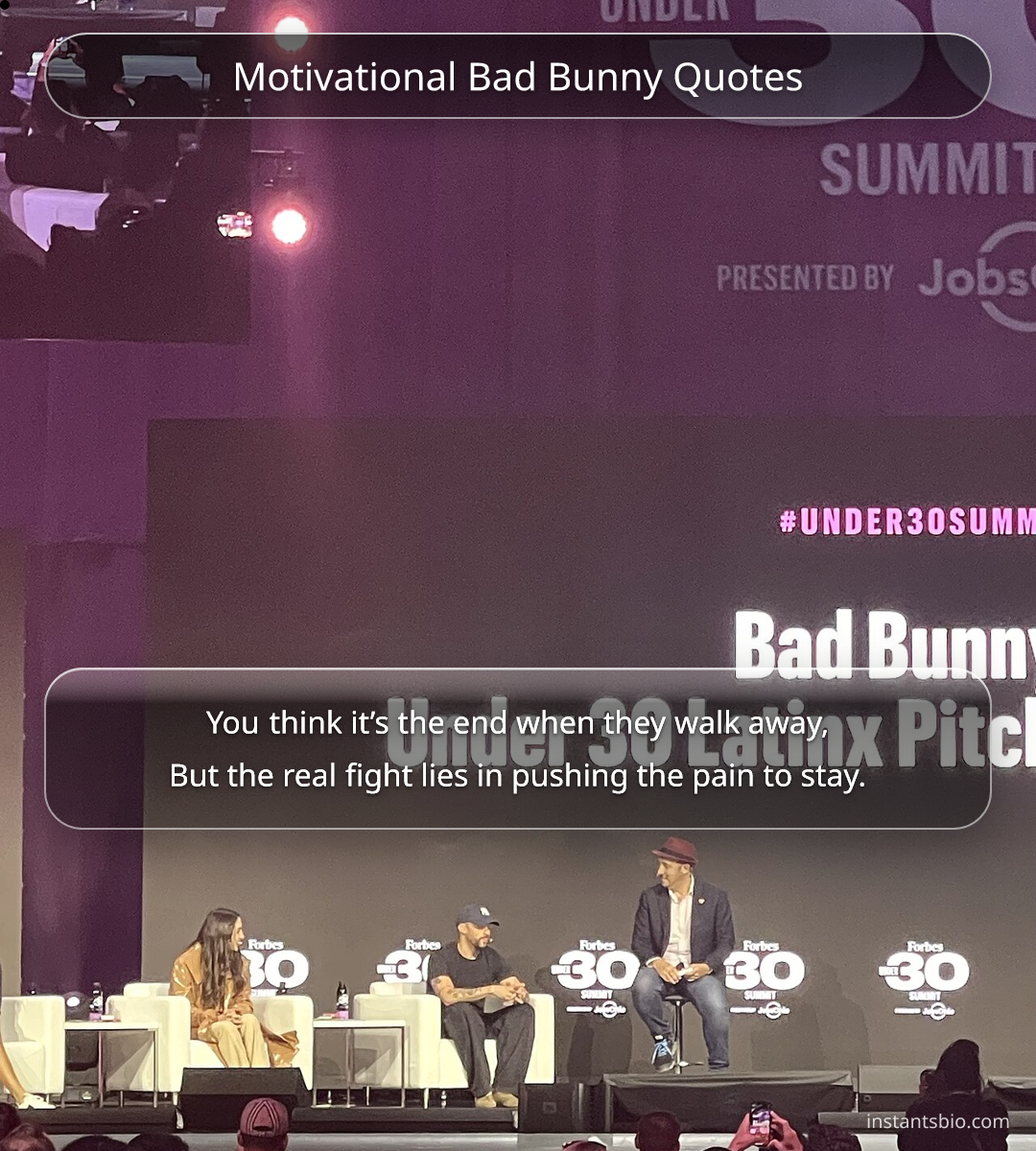 Motivational Bad Bunny Quotes