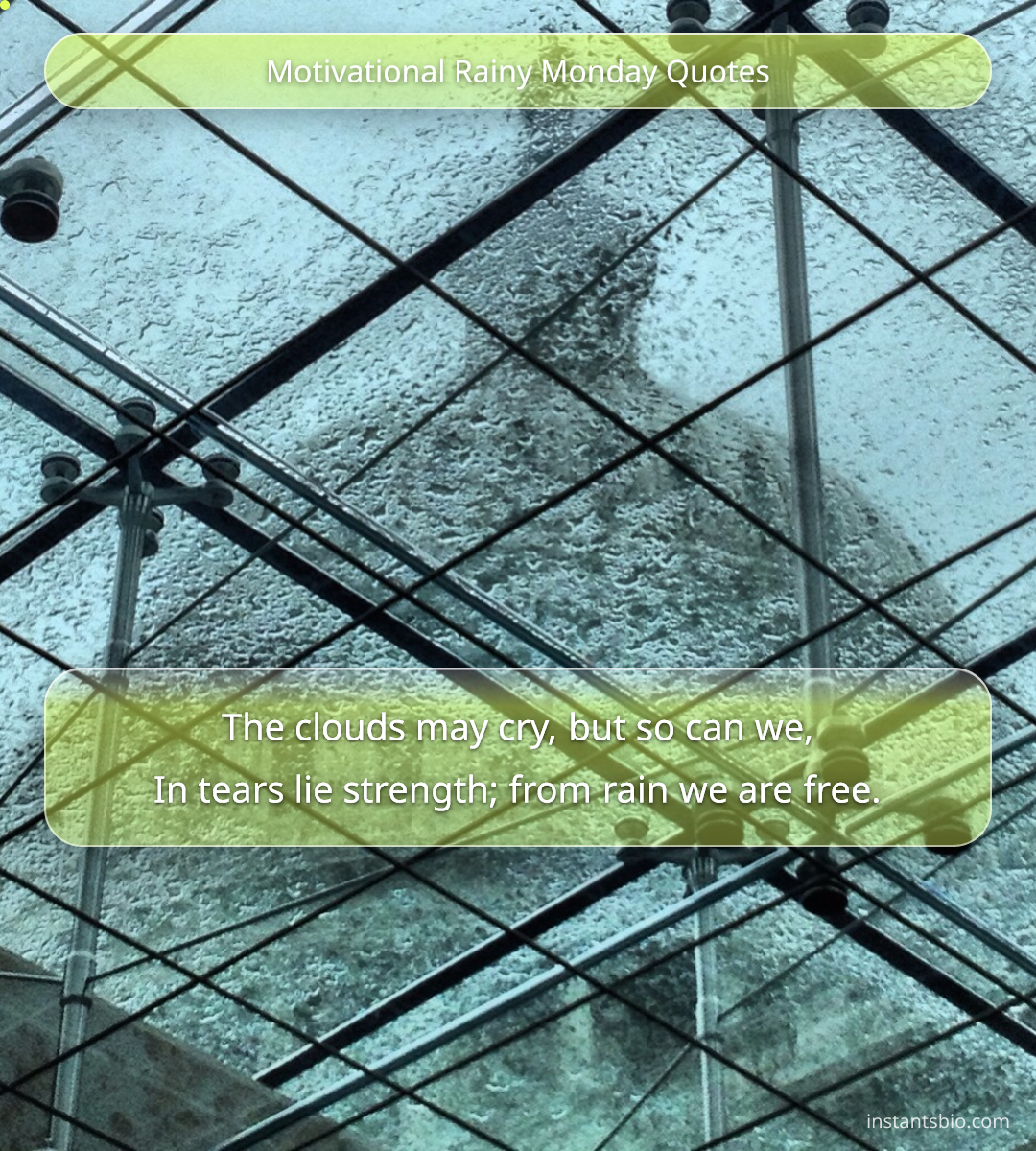 Motivational Rainy Monday Quotes - motivational monday quotes