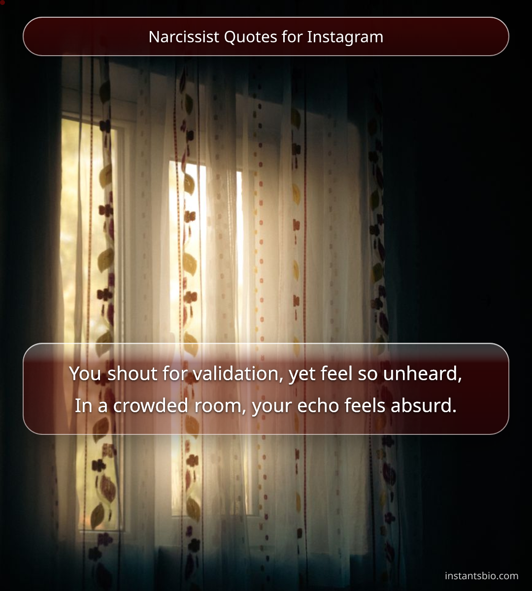 Narcissist Quotes for Instagram