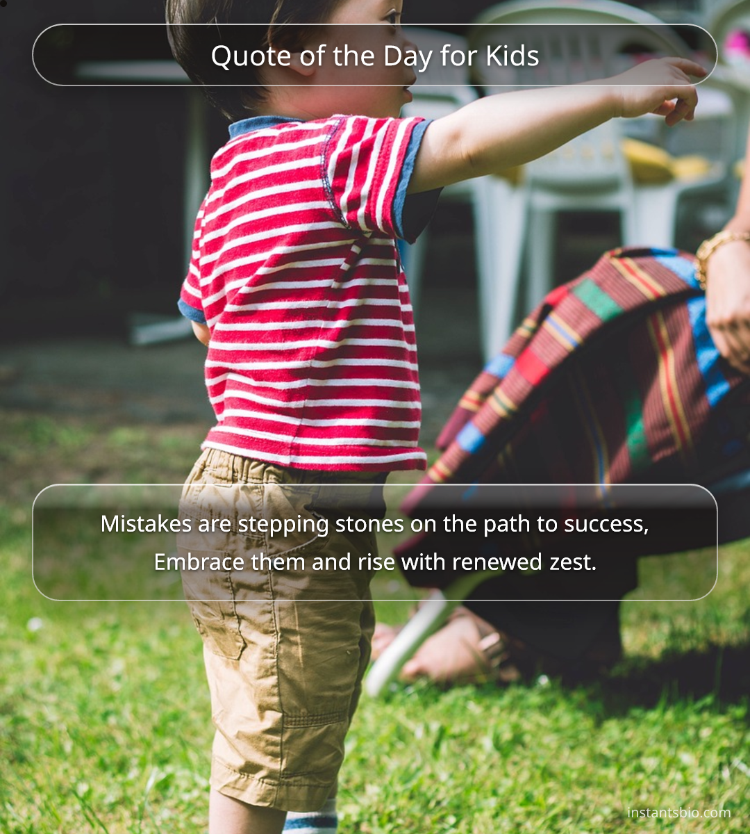 Quote of the Day for Kids