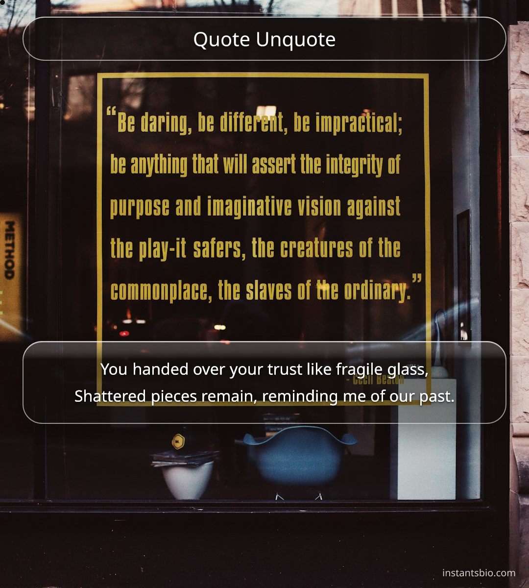 Quote Unquote