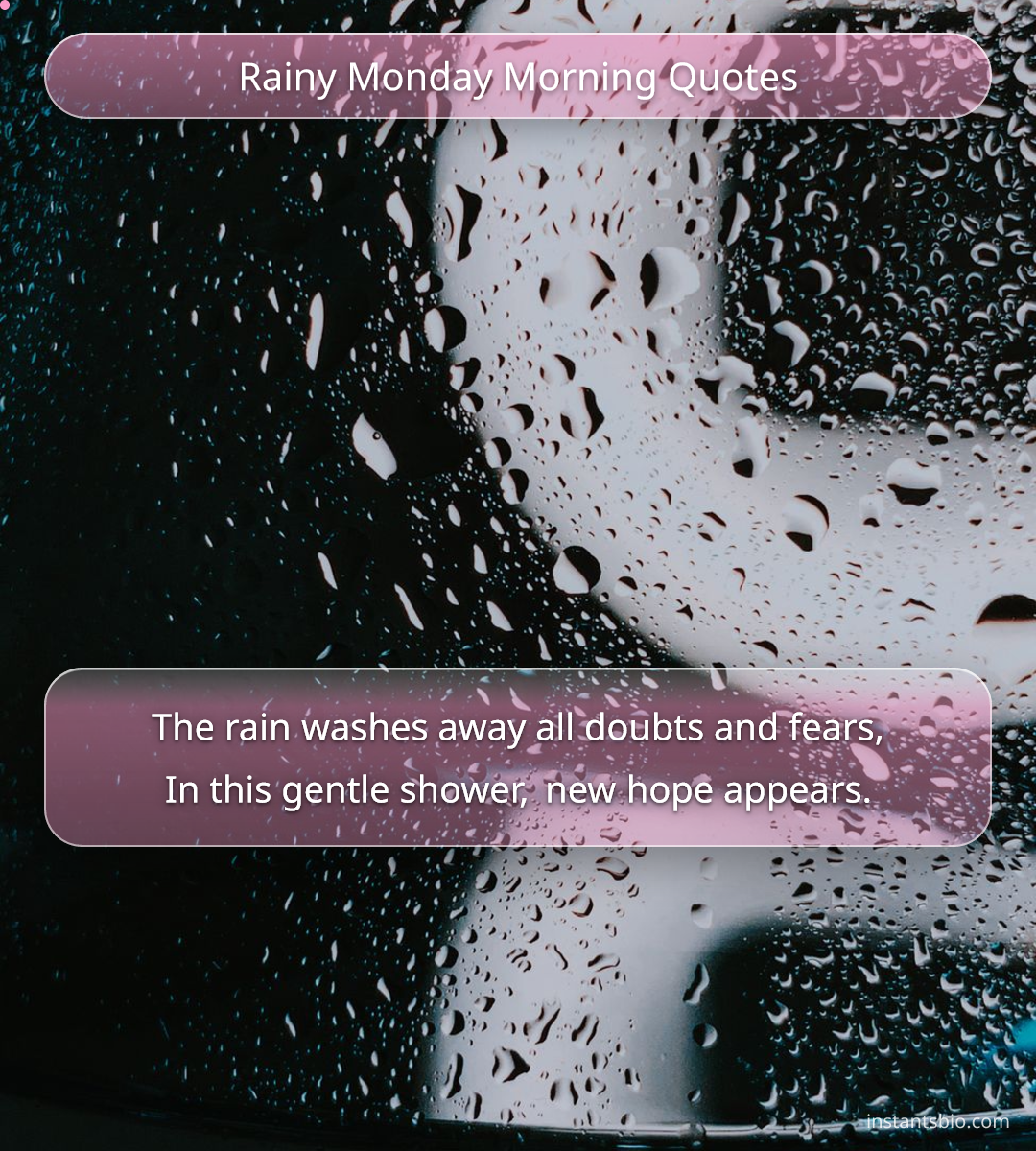 Rainy Monday Morning Quotes
