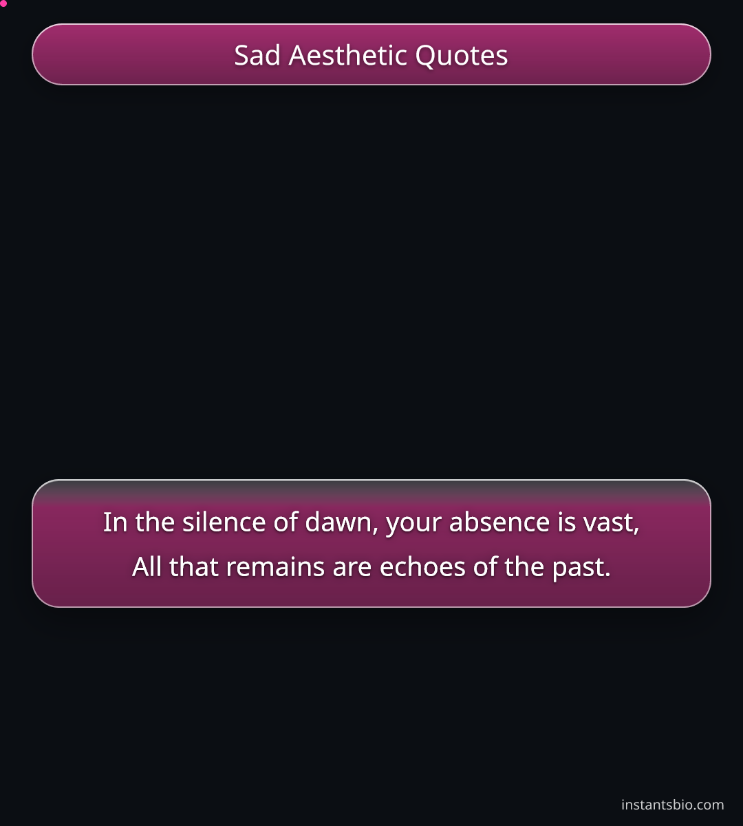 Sad Aesthetic Quotes