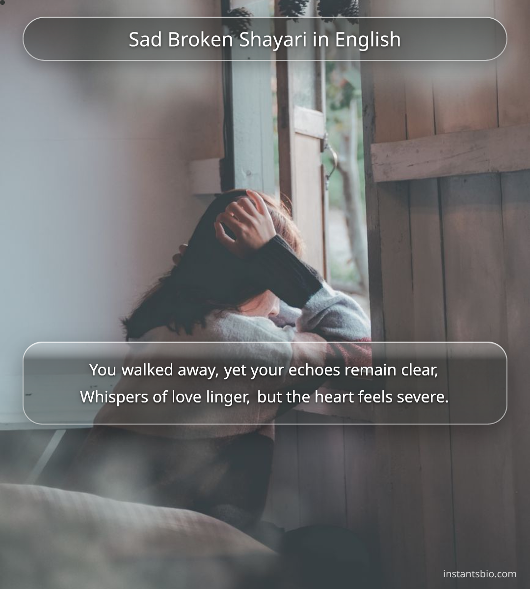 Sad Broken Shayari in English