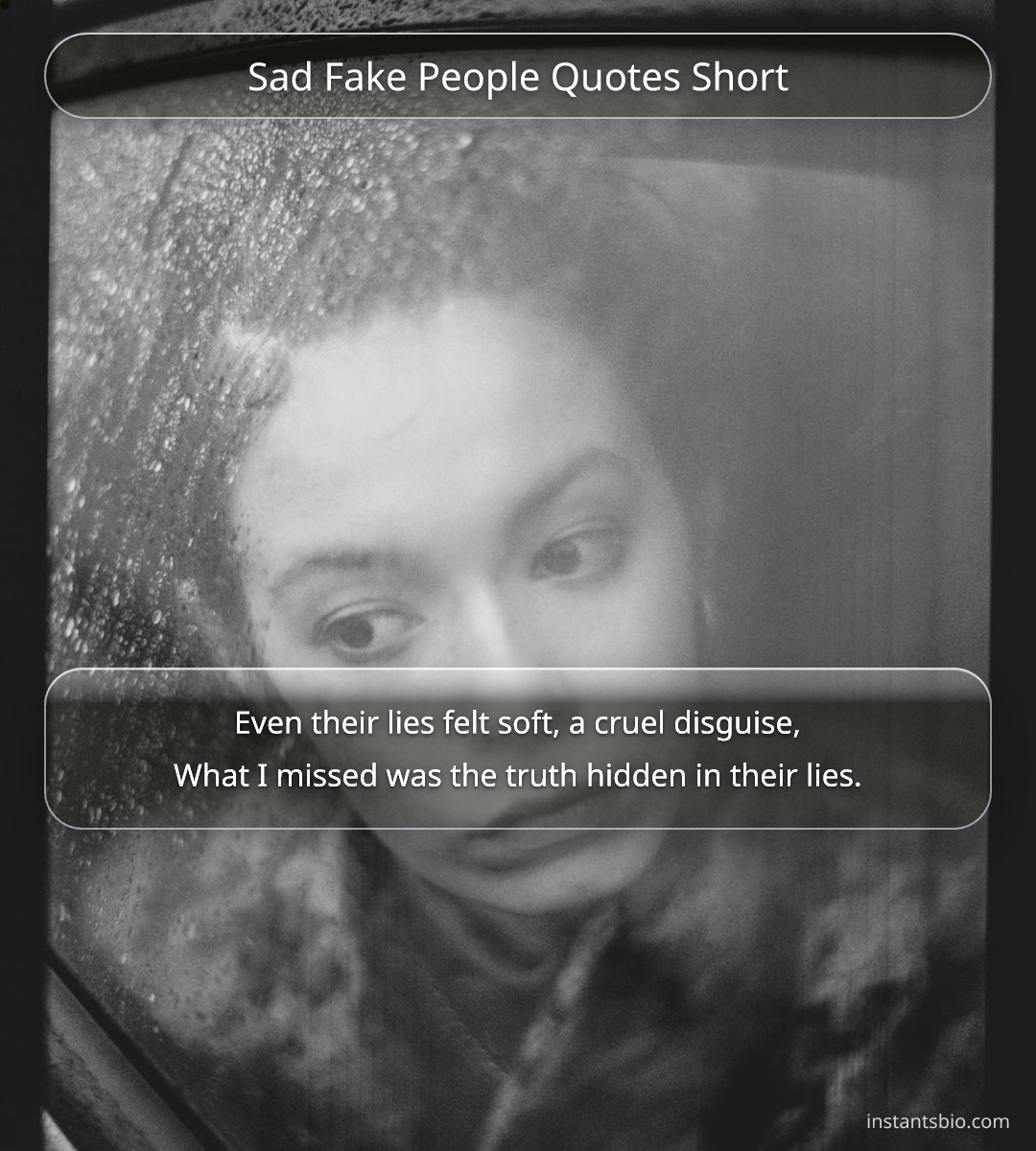 Sad Fake People Quotes Short