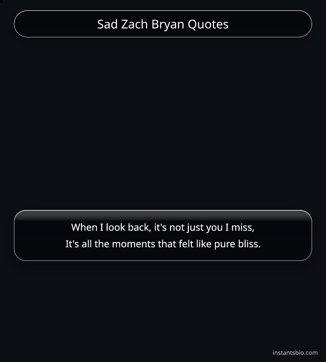 Sad Zach Bryan Quotes