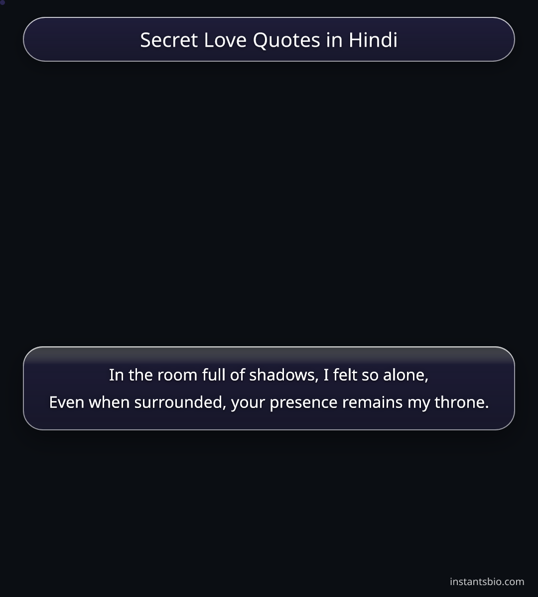 Secret Love Quotes in Hindi