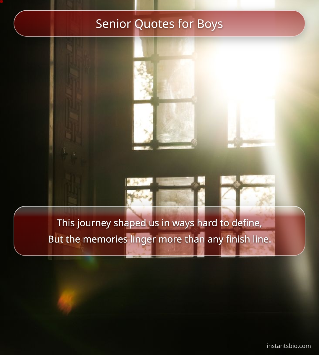 Senior Quotes for Boys