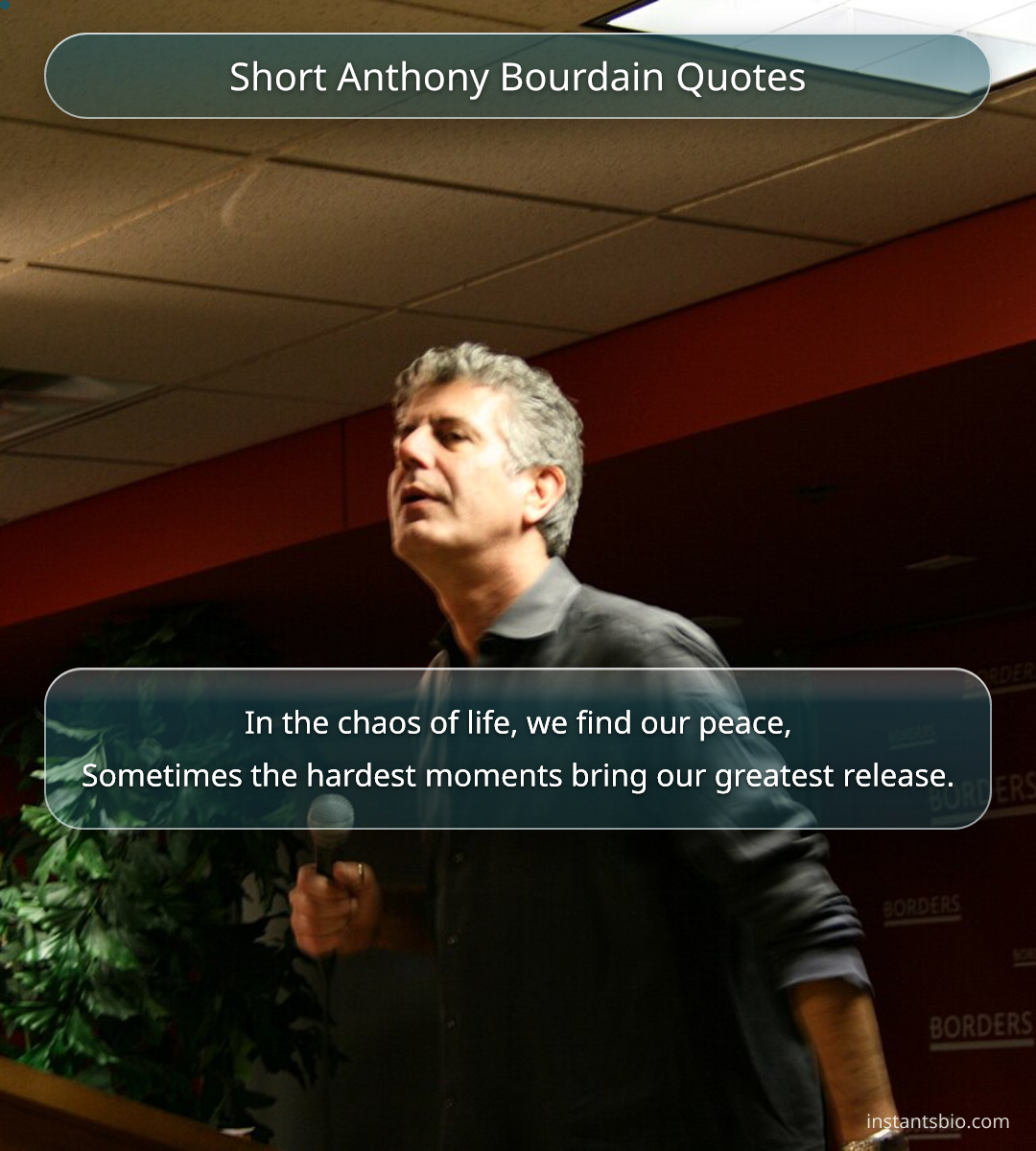 Short Anthony Bourdain Quotes