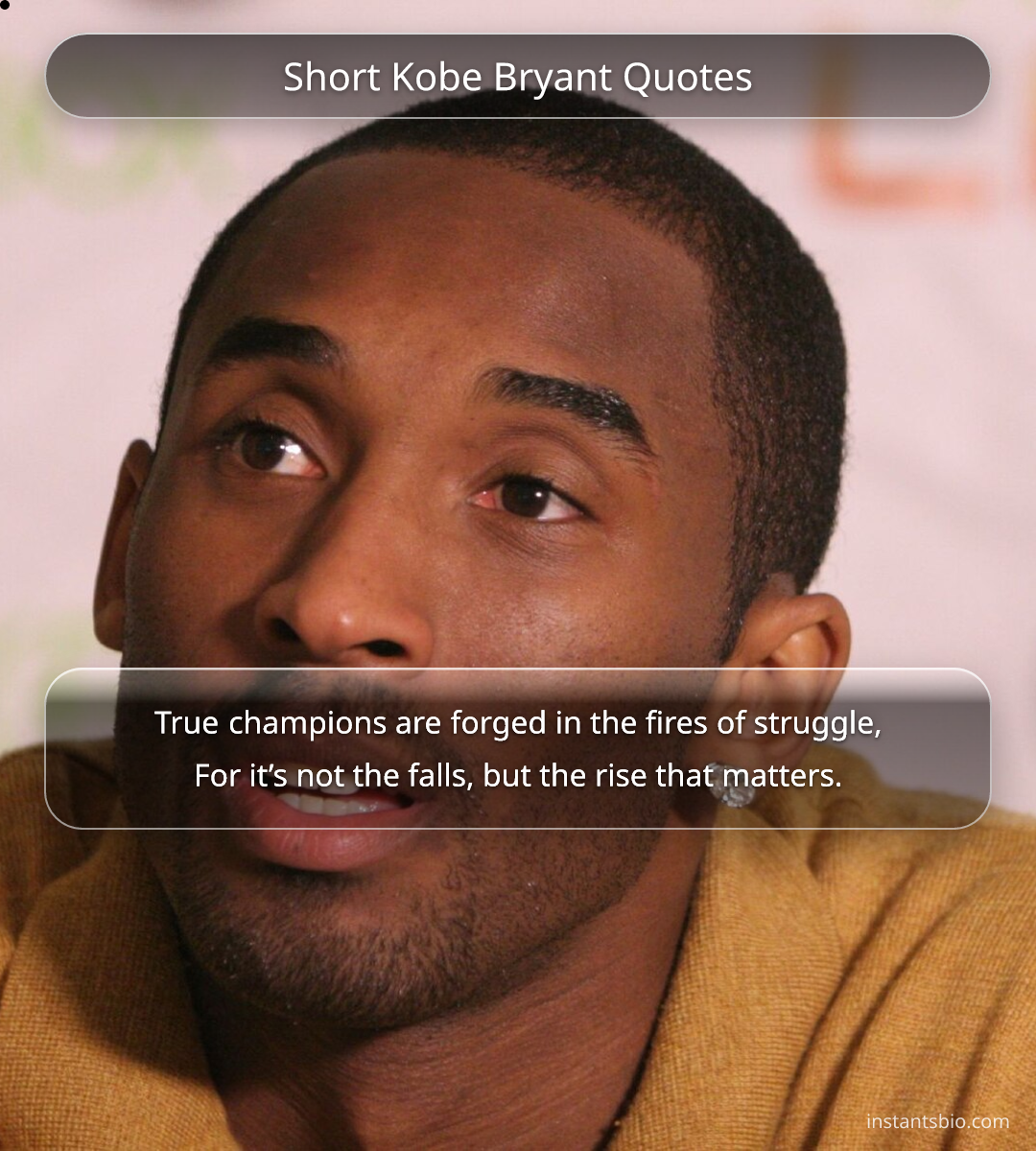 Short Kobe Bryant Quotes