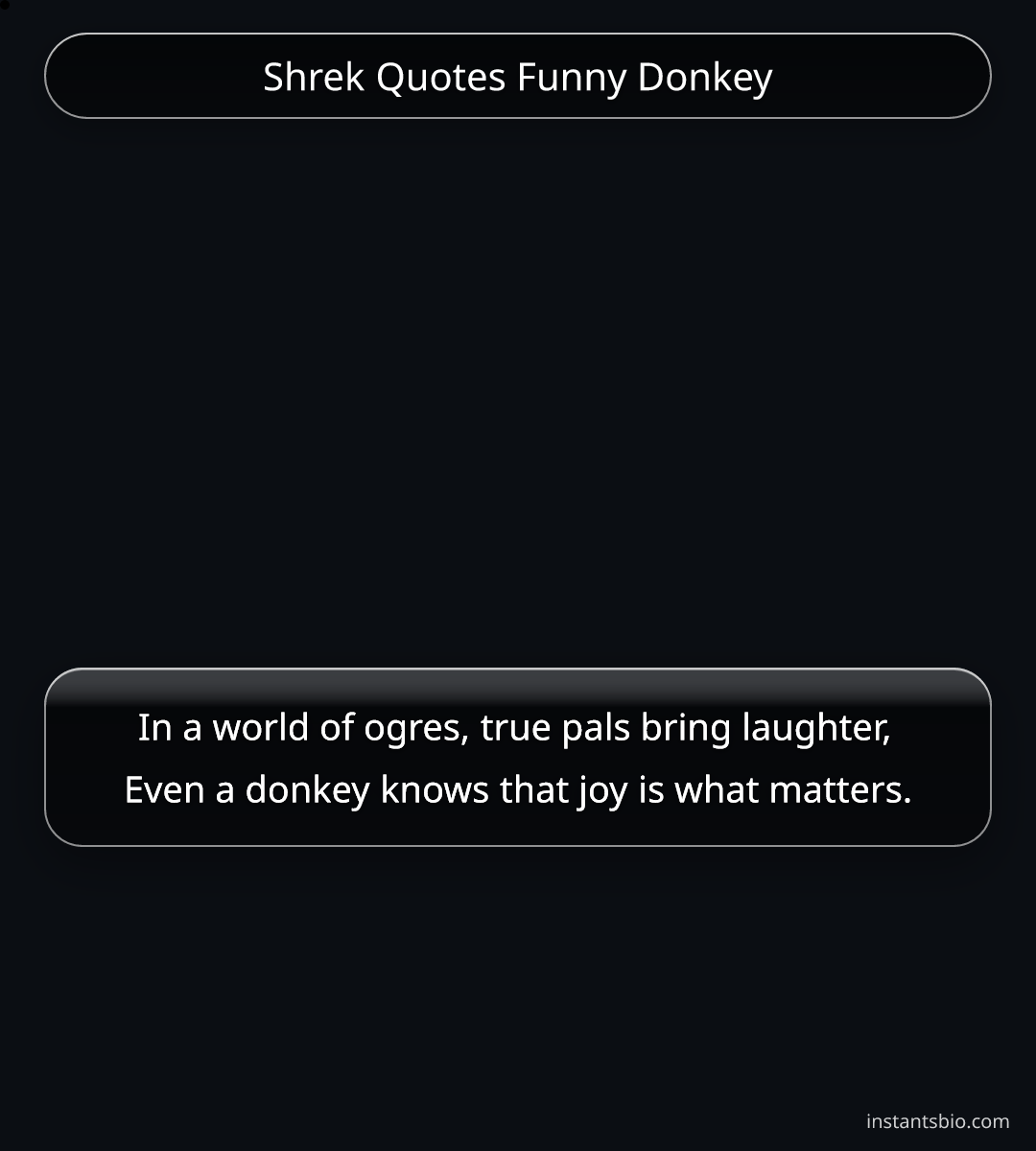 Shrek Quotes Funny Donkey