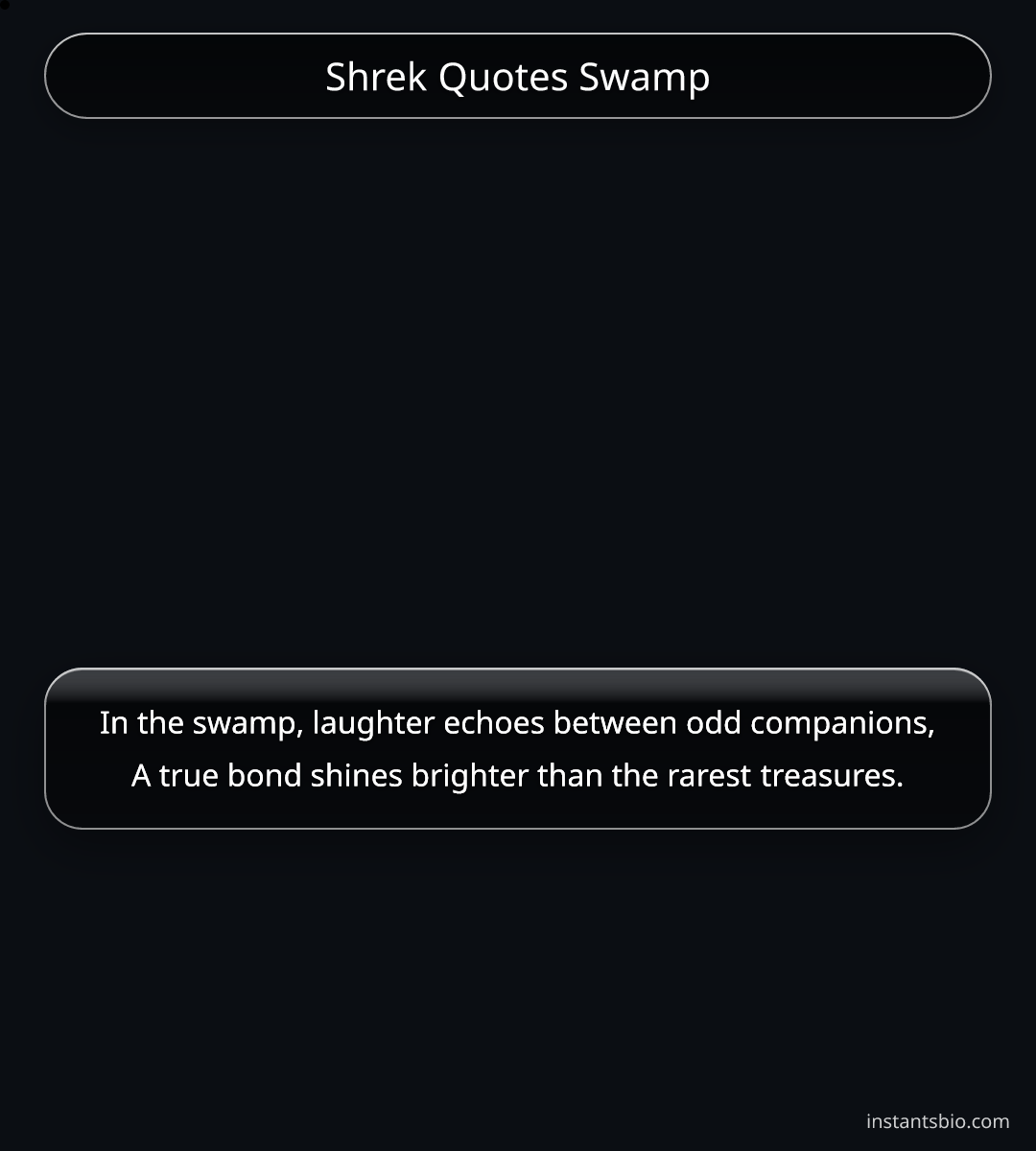 Shrek Quotes Swamp