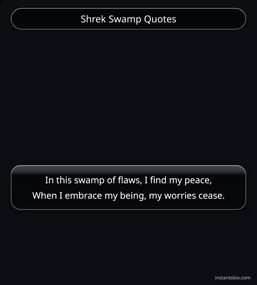 Shrek Swamp Quotes - shrek quotes