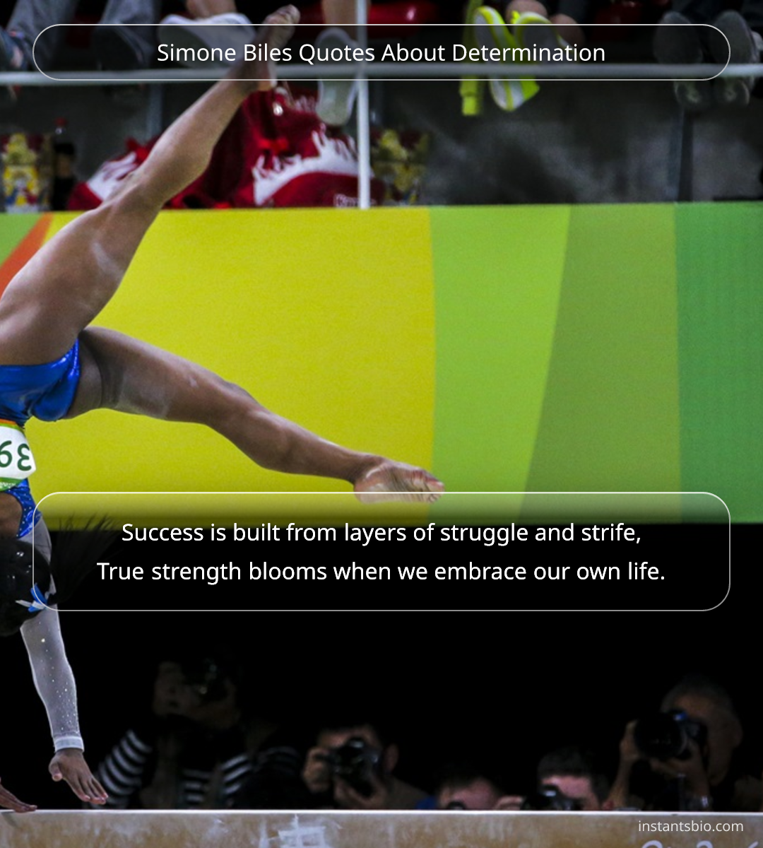 Simone Biles Quotes About Determination