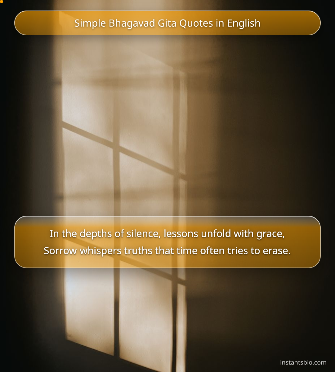 Simple Bhagavad Gita Quotes in English
