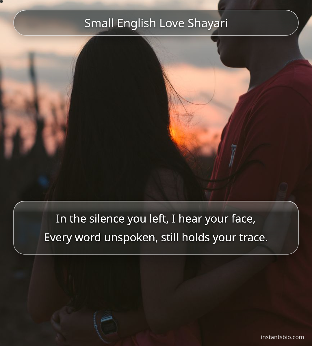 Small English Love Shayari