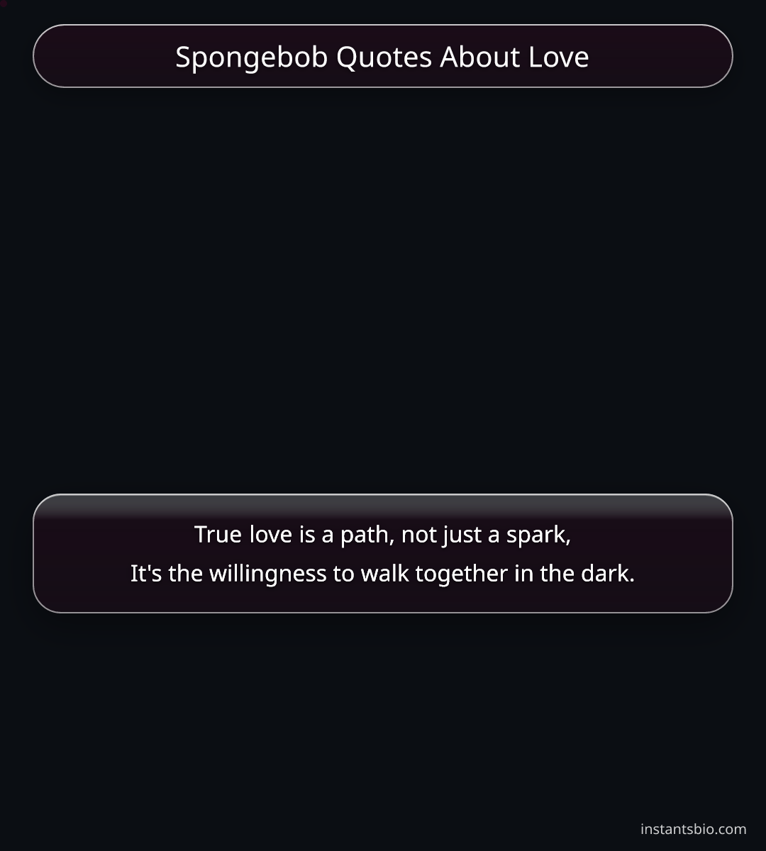 Spongebob Quotes About Love