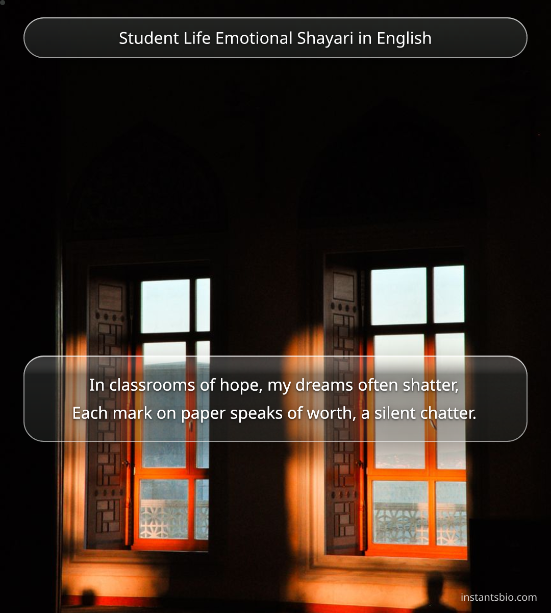 Student Life Emotional Shayari in English