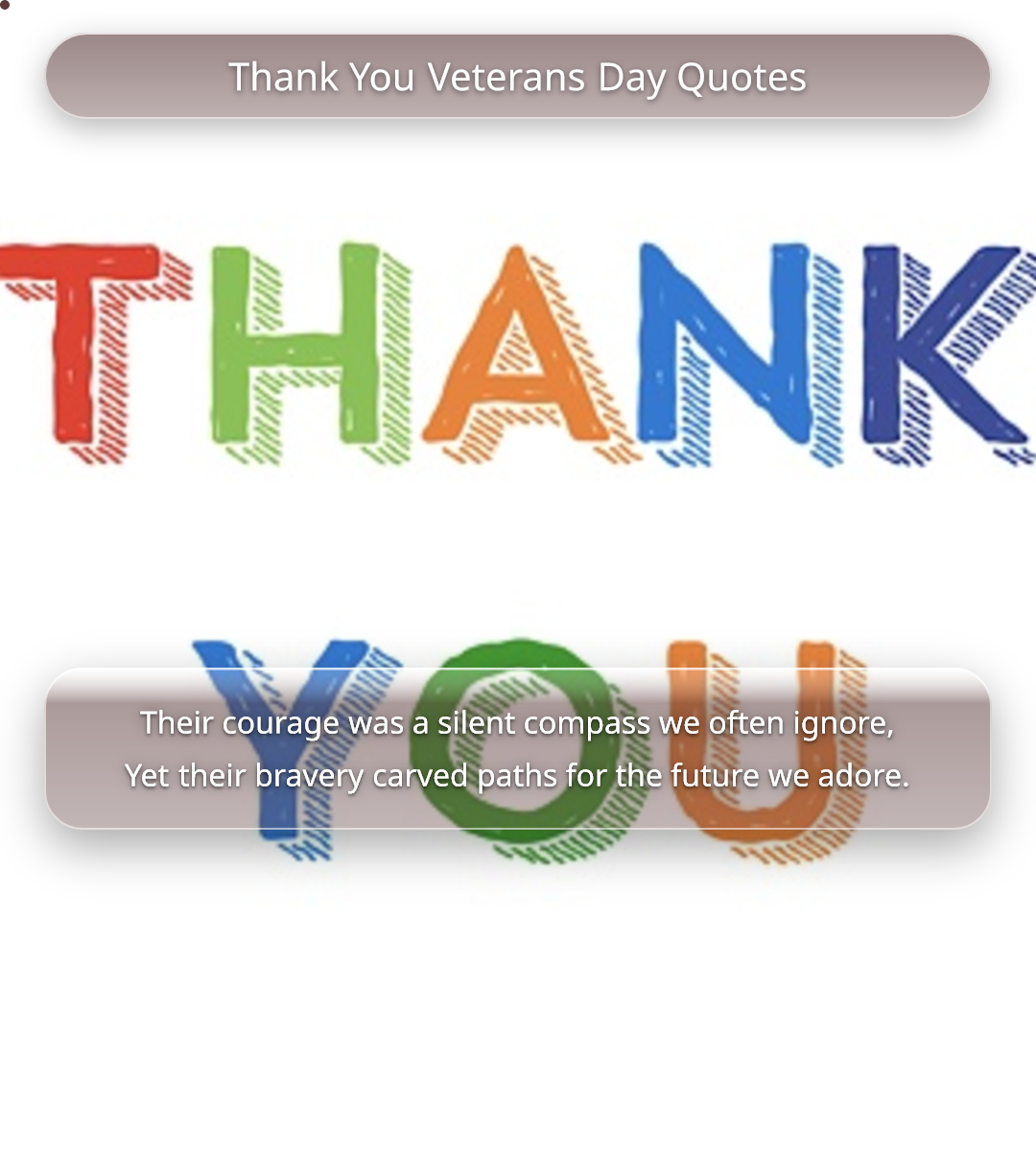 Thank You Veterans Day Quotes