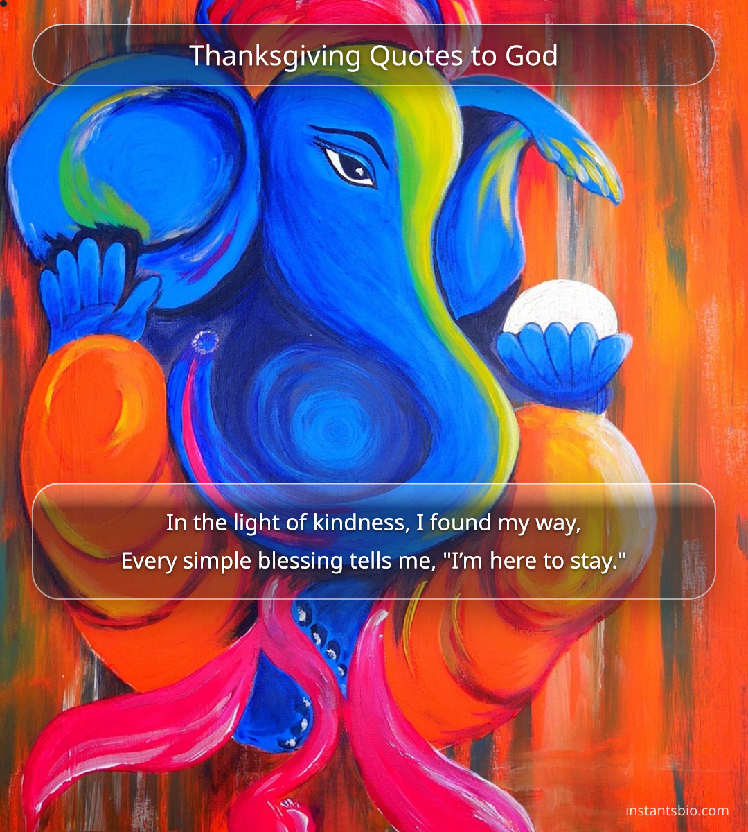Thanksgiving Quotes to God