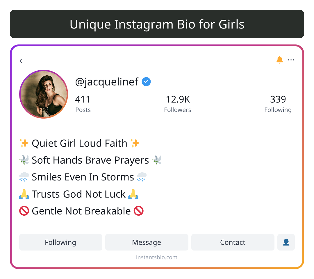 Unique Instagram Bio for Girls - instagram bio for girls 