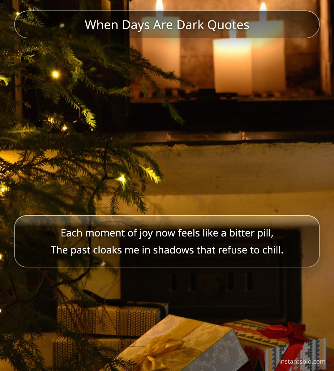 When Days Are Dark Quotes