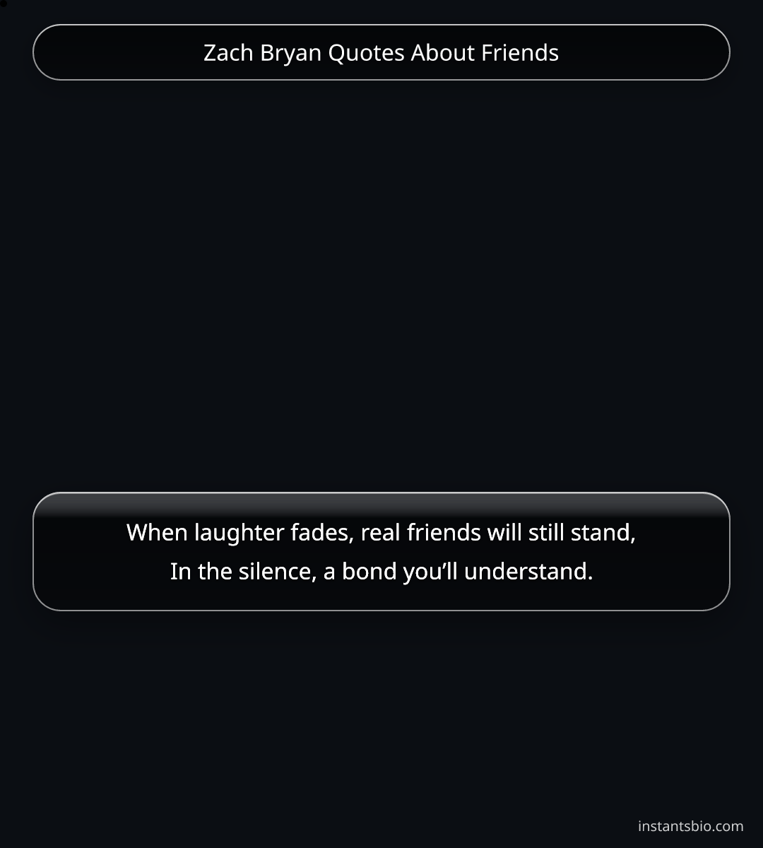 Zach Bryan Quotes About Friends
