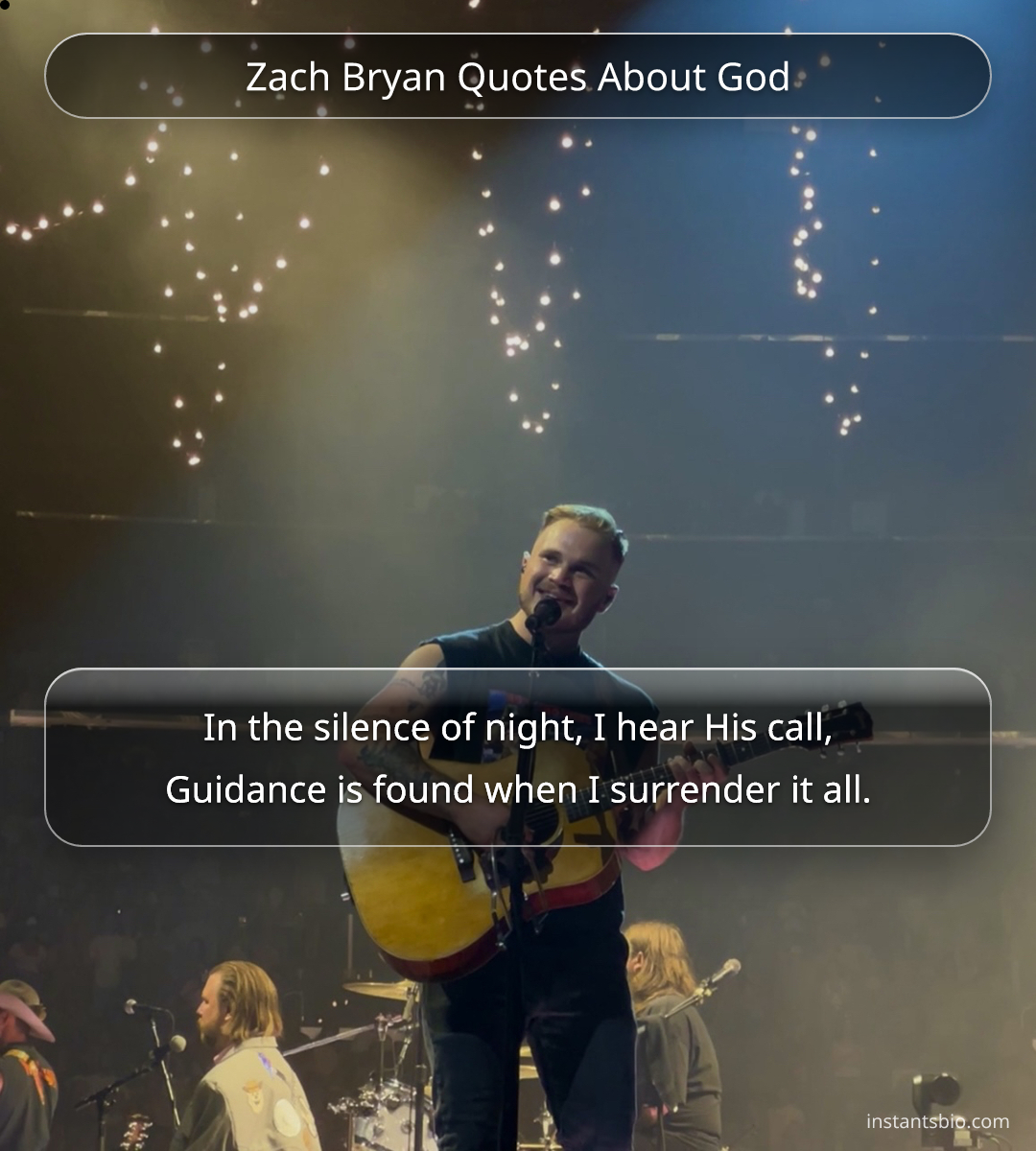 Zach Bryan Quotes About God