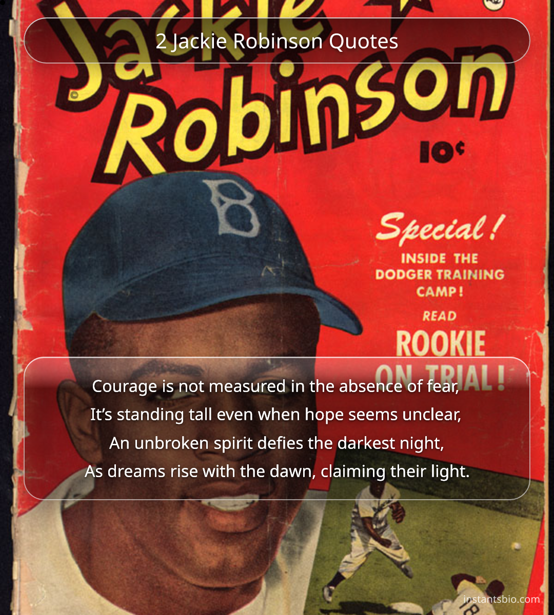 2 Jackie Robinson Quotes