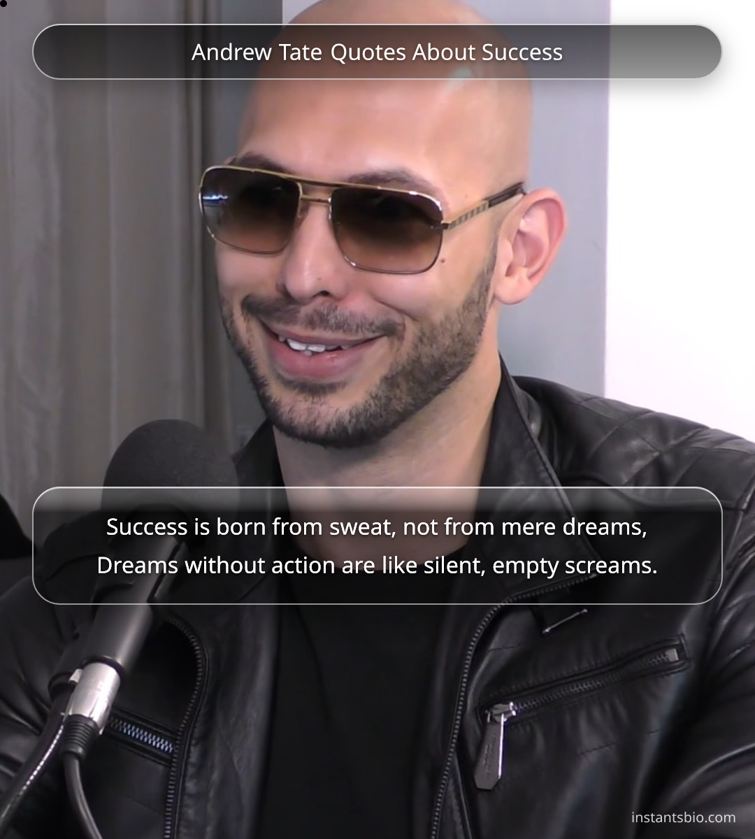 Andrew Tate Quotes About Success