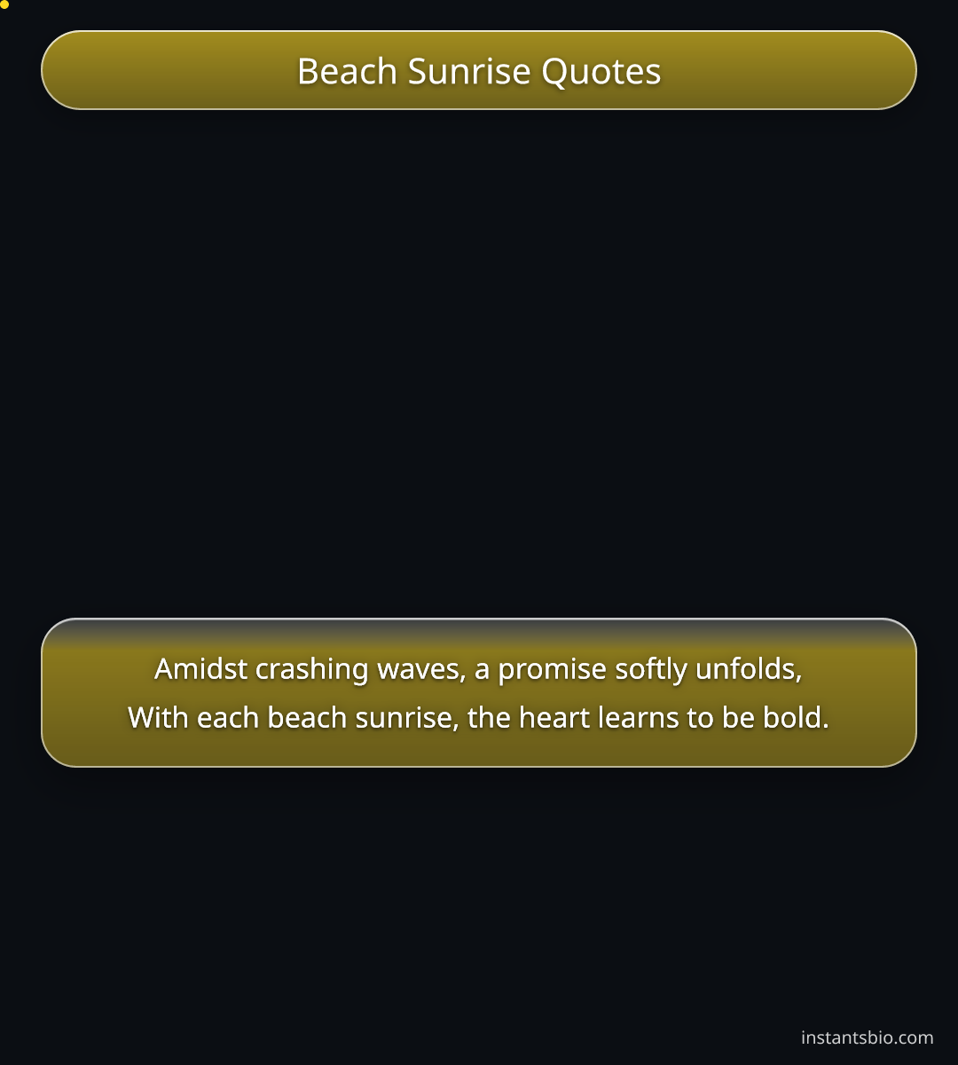 Beach Sunrise Quotes