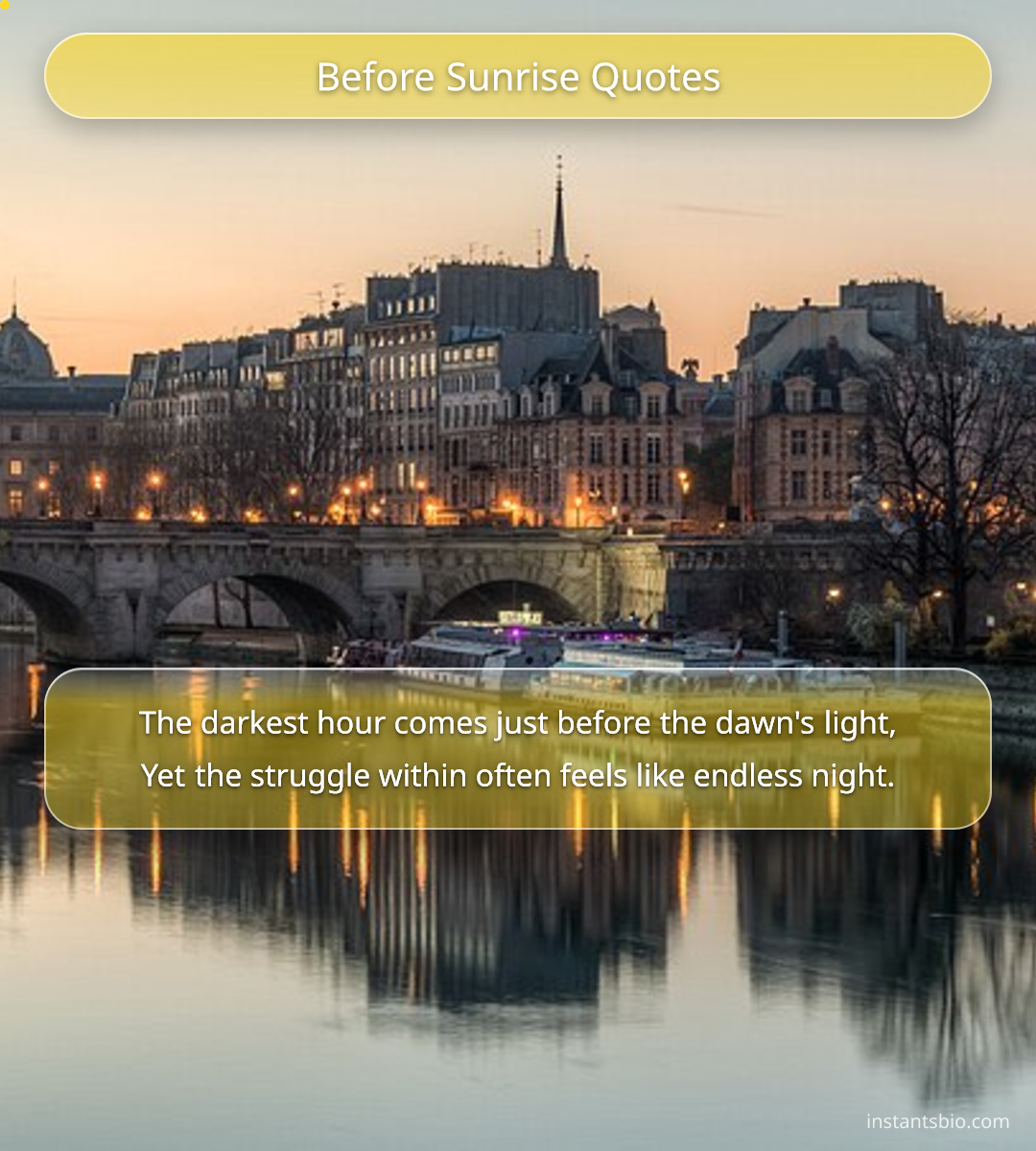Before Sunrise Quotes